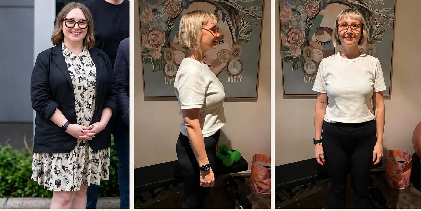 Kat before and after transformation